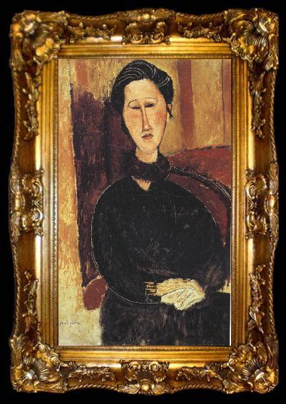 framed  Amedeo Modigliani Portrait of Anna Zborowska (mk39), ta009-2